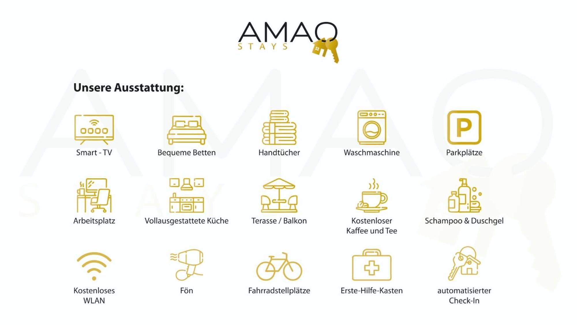 Amao-brown I Exklusives City-apartment I 85qm I Privatparkplatz & Komfort I King-size Bed *